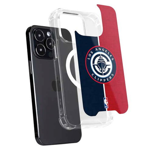 NBA LA Clippers Canvas iPhone 15 Pro MagSafe Case